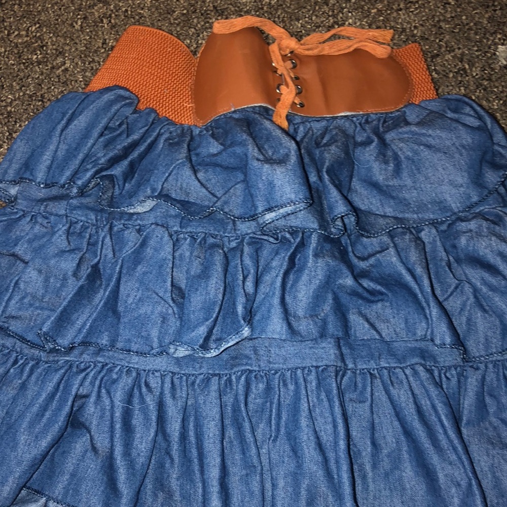 Small blue Jean skirt